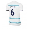 Chelsea Thiago Silva #6 Bortatröja Dam 2022-23 Korta ärmar